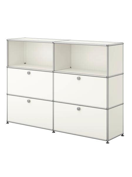 USM Haller Sideboard mit 4 Klapptüren und 2 offenen Fächern