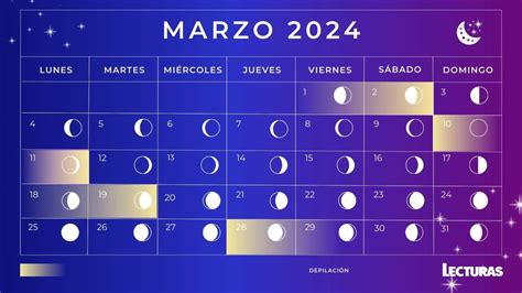 Calendario Lunar De Marzo 2024 ¡descubre Las Fases Lunares