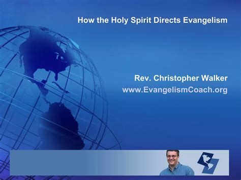 Holy Spirit And Evangelism Ppt