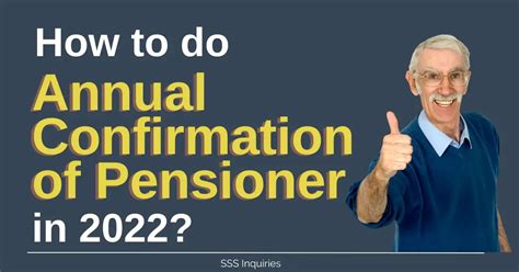 How To Do Sss Annual Confirmation Of Pensioners Acop Program In 2022 Sss Inquiries