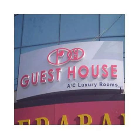 Acp Sign Board Is It Waterproof Waterproof For Advertising Rs 1200