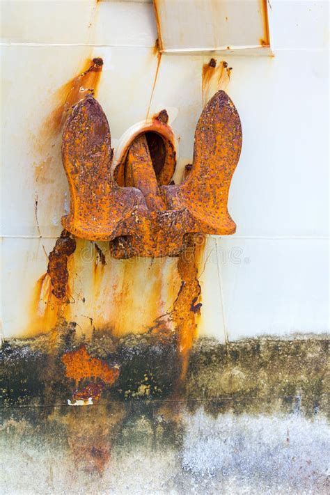 Rusted anchor stock photo. Image of transport, background - 63511700