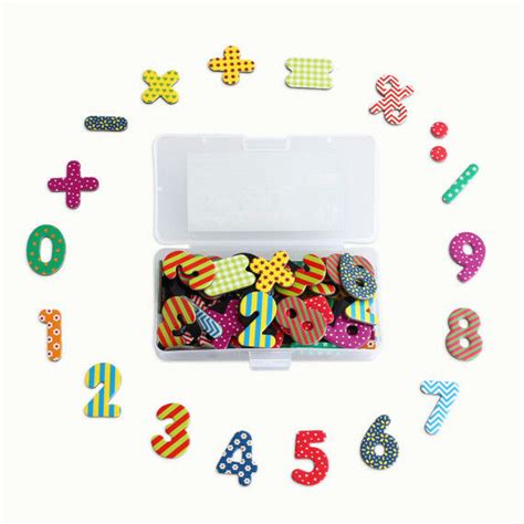 Magnet Zahlen & Symbole, 90 Stück | Labbé
