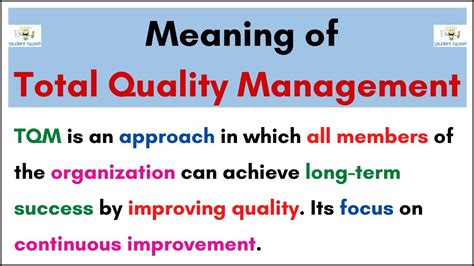 Total Quality Management TQM Key Insights Principles 40 OFF