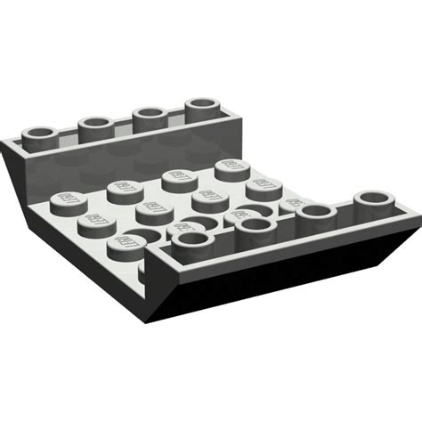 Lego Dark Gray Slope X Double Inverted With Open Center With