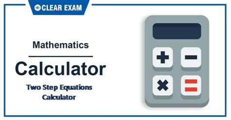 One Step Equation Calculator