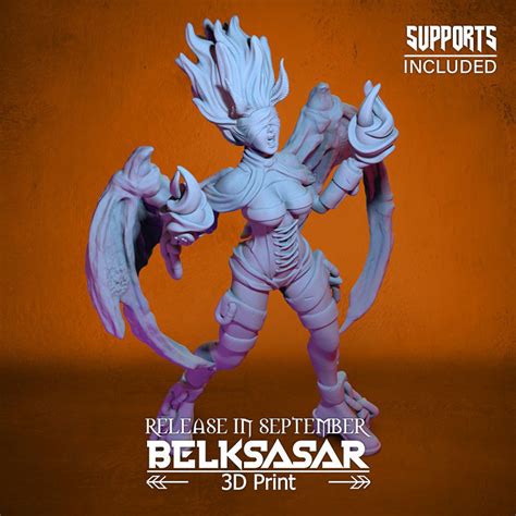 Imprisoned Demoness Normal And Nude D Model D Printable CGTrader