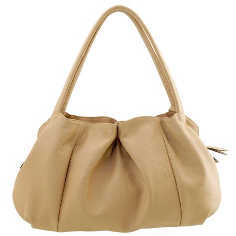 Bolsa Nude de Couro Legítimo ARZON