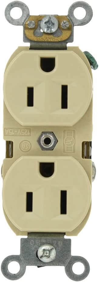 Leviton Br Si Volt Narrow Body Duplex Receptacle