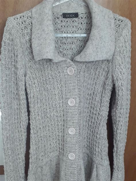 Casaco de Lã Cor Nude Veste Ate 42 Lindo Nao É Tão Pesado Novo Casaco Feminino Nunca