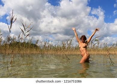 Beautiful Naked Woman On Lake Stock Photo Shutterstock