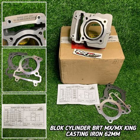 Jual Blok Block Silinder Brt Mx Mx King Casting Iron Mm Shopee