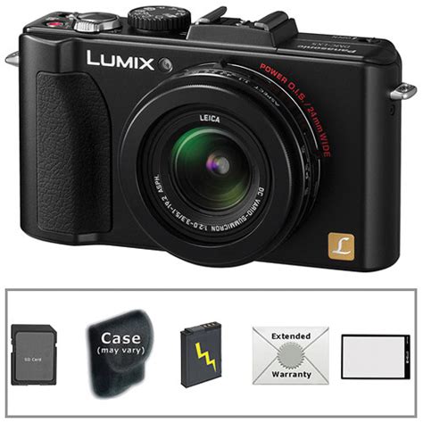 Panasonic Lumix Dmc Lx Digital Camera With Deluxe Accessory Kit