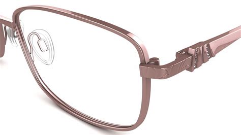 Comfit Femenino Gafas Florence Rosa Geométrica Metal Stainless Steel