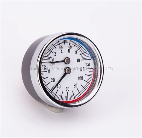 China Mechanical Back Entry Metal Case Bourdon Tube Pressure Gauge