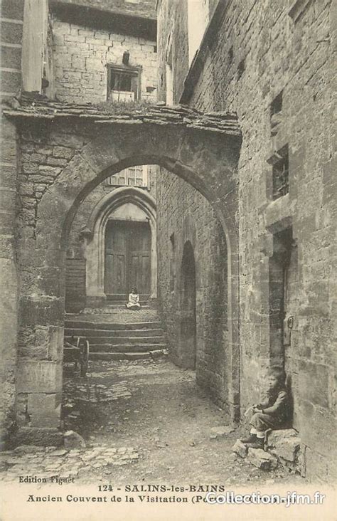 Cpa France Salins Les Bains Ancien Couvent De La Visitation