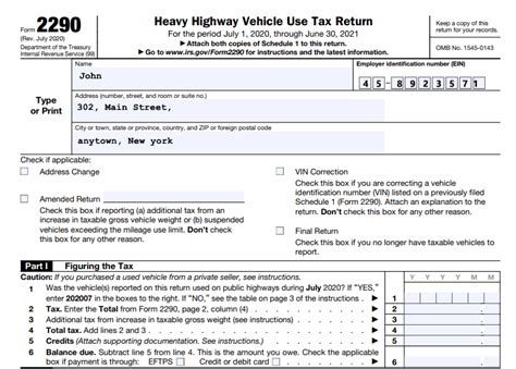 Irs Form 2290 Printable 2023 To 2024