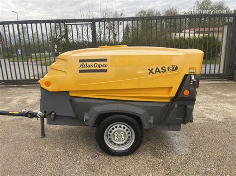 Atlas Copco XAS 87 Mobile Compressor For Sale France Paris NT39838