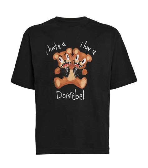 Mens Domrebel Black Bear Print T Shirt Harrods Uk