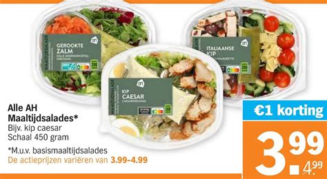 Alle Ah Maaltijdsalades Aanbieding Bij Albert Heijn