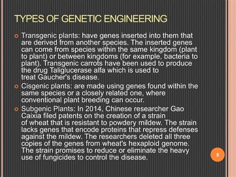 TRANSGENIC CROPS