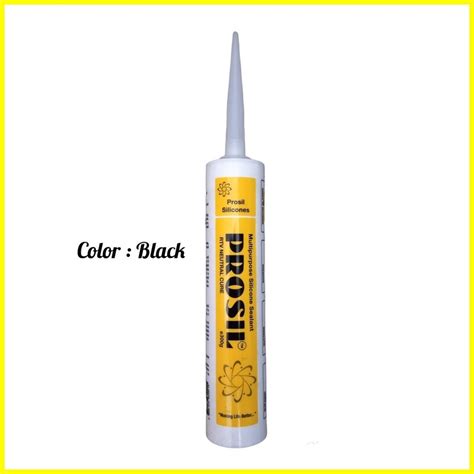 Prosil Silicone Sealant Multipurpose Neutral Cure Color Black