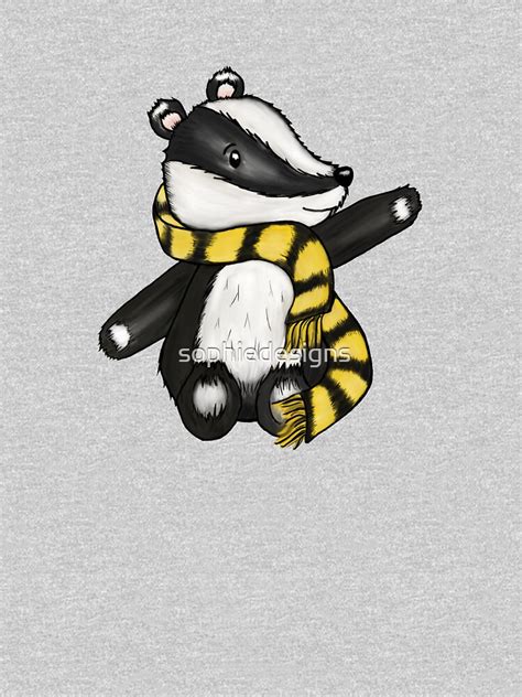 "Badger Mascot" T-shirt by sophiedesigns | Redbubble