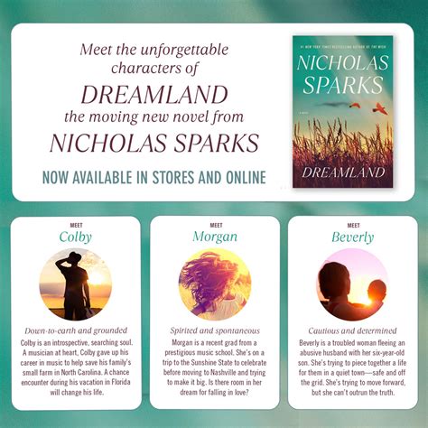 Nicholas Sparks Dreamland is Now Available!