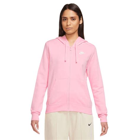 Nike Womens Sportswear Club Fleece Full Zip Hoodie Rebel Sport