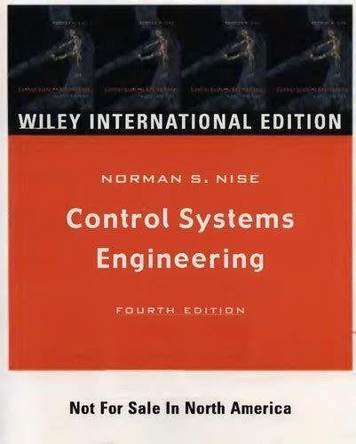 Control Systems Engineering By Norman S Nise Open Library