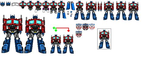 Making of Optimus Prime (Pixel Art) by LawlietRiverRose on DeviantArt