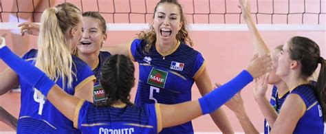 Volley Ligue européenne Les Bleues toujours invaincues