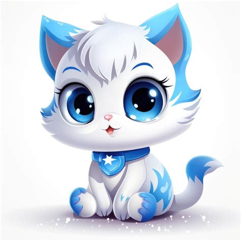 premium ai image adorable blueeyed xigua cartoon clipart hd