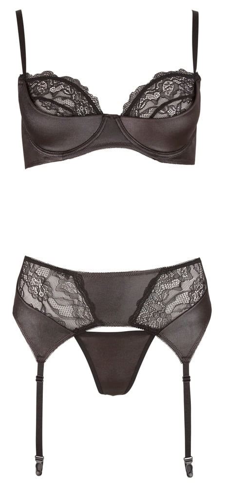 Ensemble 3 pièces Lingerie Cottelli Collection Sexy