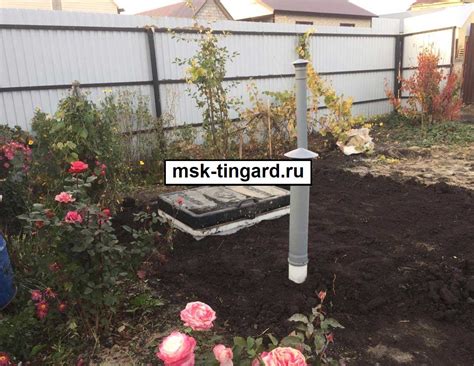 Погреб TINGARD 1500 бесшовный пластиковый 1500 х 1500