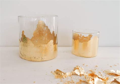 Diy Gold Dipped Jars Super Thrifty Diy Artofit