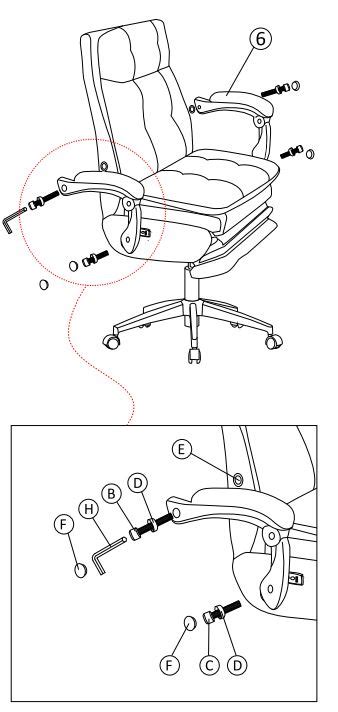 Leagoo S Automatic Executive Home Office Chair Instruction Manual