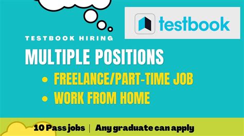 Testbook Hiring Work From Home Jobs Th Pass Jobs Any Graduate Can