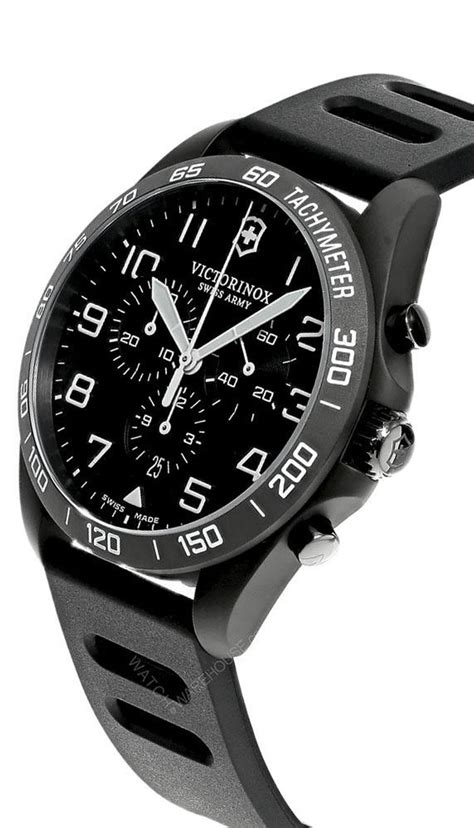 Victorinox Fieldforce Sport Chrono 42mm Rubber Mens Watch 2419261 Fast And Free Us Shipping