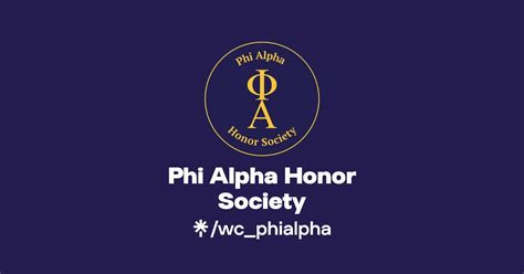 Phi Alpha Honor Society Linktree