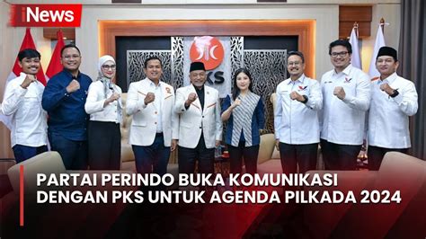 Elite Perindo Kunjungi DPP PKS Ahmad Syaikhu Ada Titik Kesamaan Di