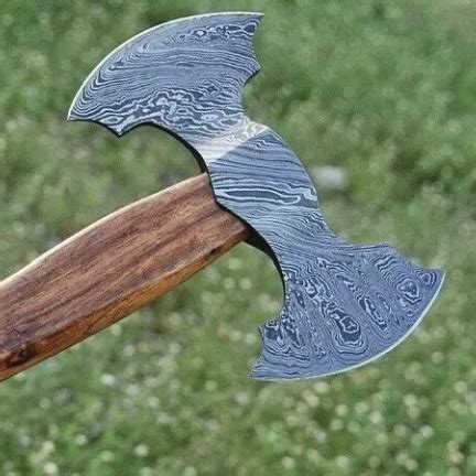 Handmade Damascus Steel Hatchet Tomahawk Hunting Viking Axe Inspire