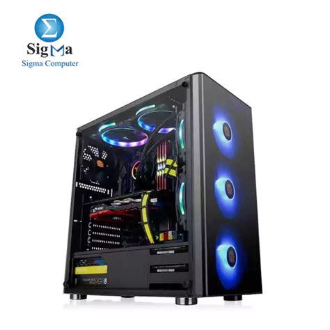 Thermaltake V200 Tempered Glass RGB Edition Mid Tower Case | 1350 EGP