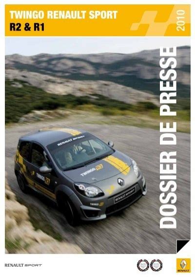 Dossier De Presse Renault Twingo Sport R Pdf Ld Racing