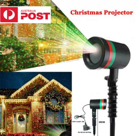 Christmas Led Moving Laser Projector Lights Lamp Xmas Party Outdoor