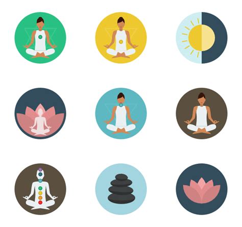 25 Meditacion Packs De Iconos Packs De Iconos Vectoriales Svg Psd