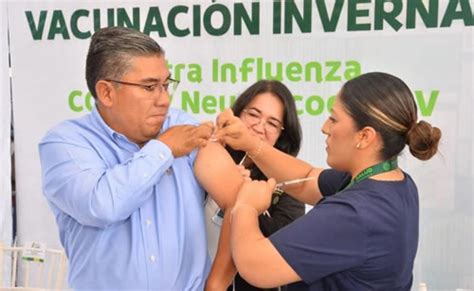 Alcalde Juan Manuel Navarro Arranca Campa A De Vacunaci N Invernal En