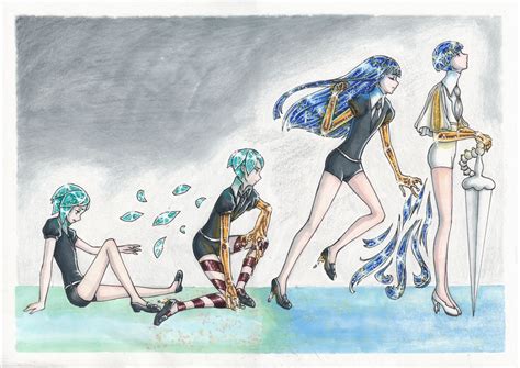 Phosphophyllite Evolution By Akirai San On Deviantart