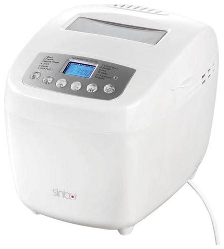 Технические характеристики хлебопечки Sinbo SBM-4711 - Хлебопечка.ру