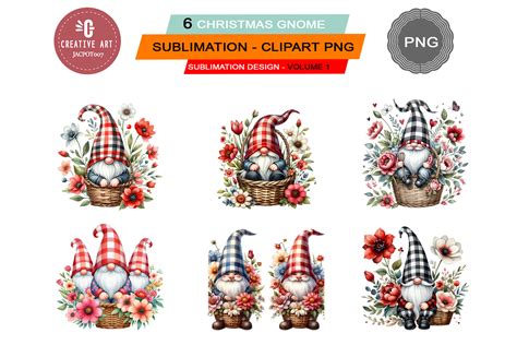 Christmas Gnome Sublimation V3 Graphic By Jacpot07 · Creative Fabrica